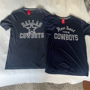 Lot of Two Nike Dallas Cowboys T-Shirts | Men Size Medium